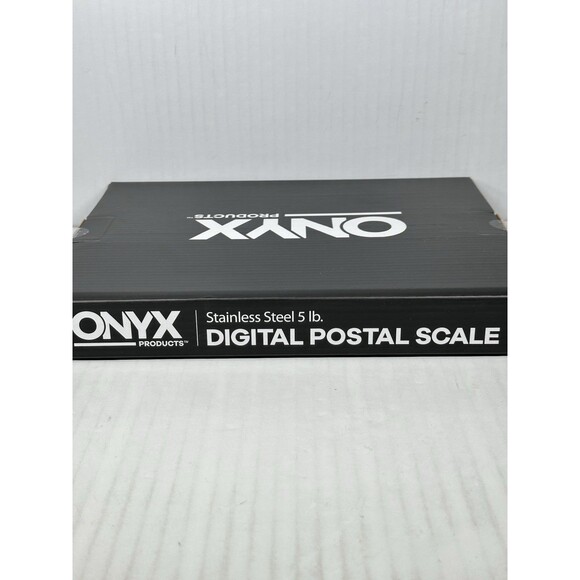 Onyx Stainless Steel 5lb Pound Digital Postal Scale USB Connected Stamps.com NEW - Picture 3 of 4